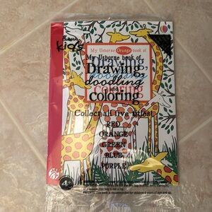 Chick fila Kids my usborne orange book of drawing doodling and coloring